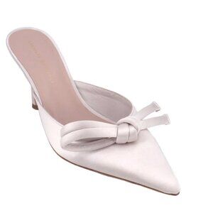 Loeffler Randall Amyra Bow Heels in White Size 9